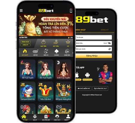 Người chơi đang sử dụng điện thoại để chơi slot game