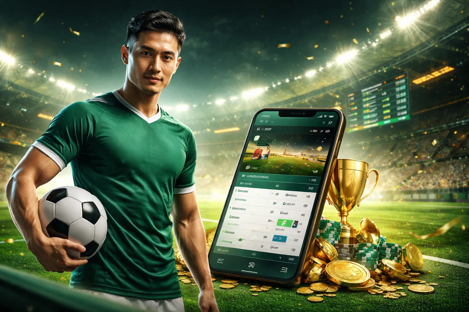 Giao diện ứng dụng di động 8fbet đăng nhập với các trò chơi cá cược thể thao và casino